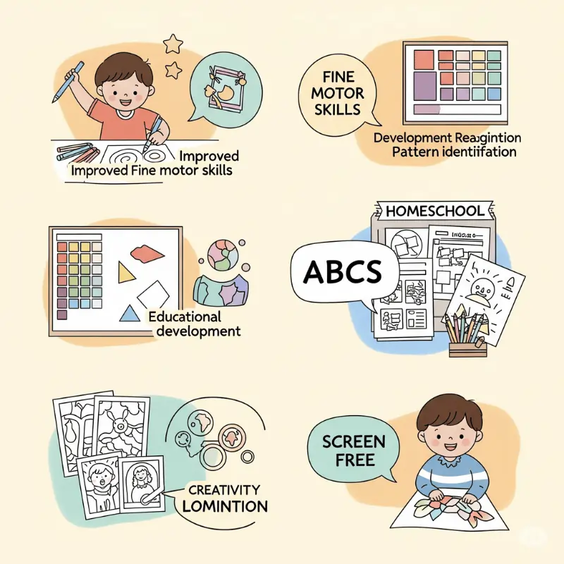 Large collection of free children’s colouring book pages printable in PDF