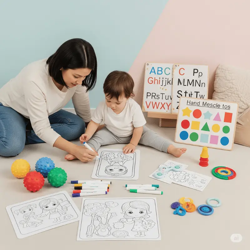 Simple colouring book pages for toddlers and kindergarten kids