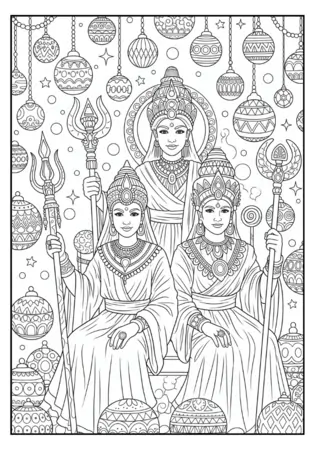 Celestial Coloring Page – Free online Printable