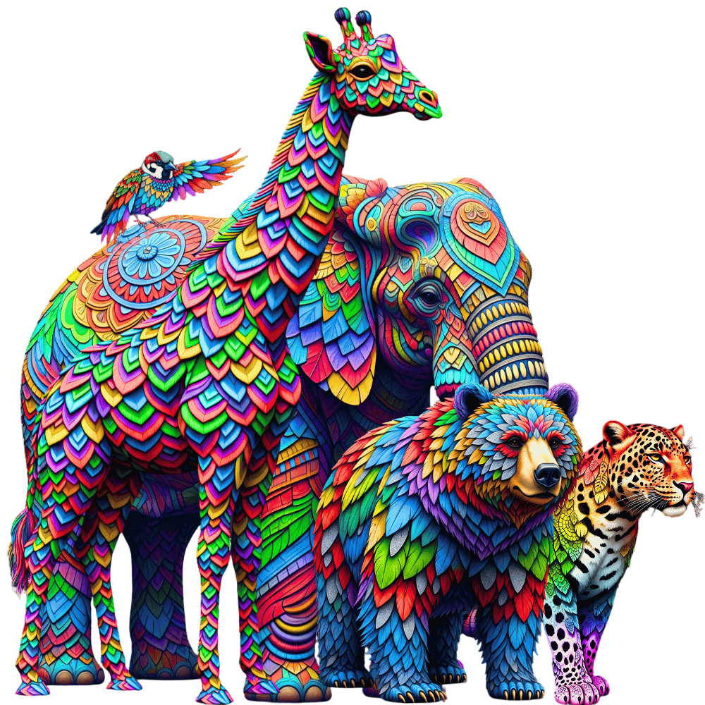 Free PDF Printable Coloring Books and pages mandala animals artwork