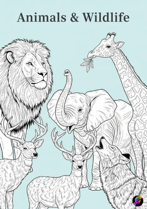 animals and wildlife coloring pages