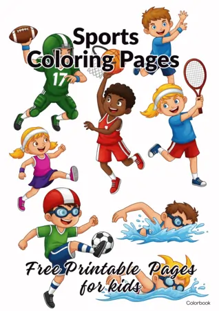 free Sports Coloring book